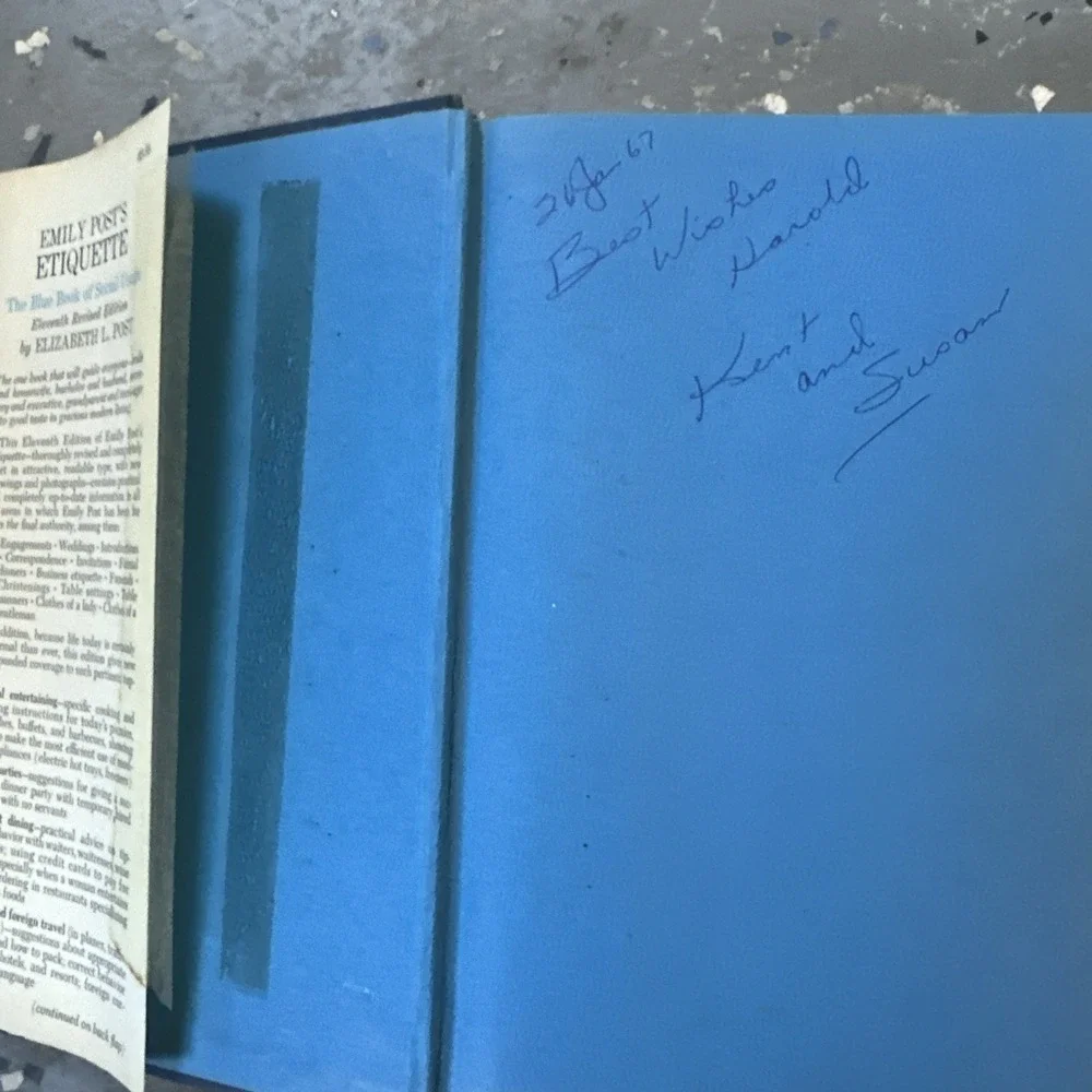 Emily‎ Post's Etiquette 1965 11th Edition Funk & Wagnall Hardcover VINTAGE